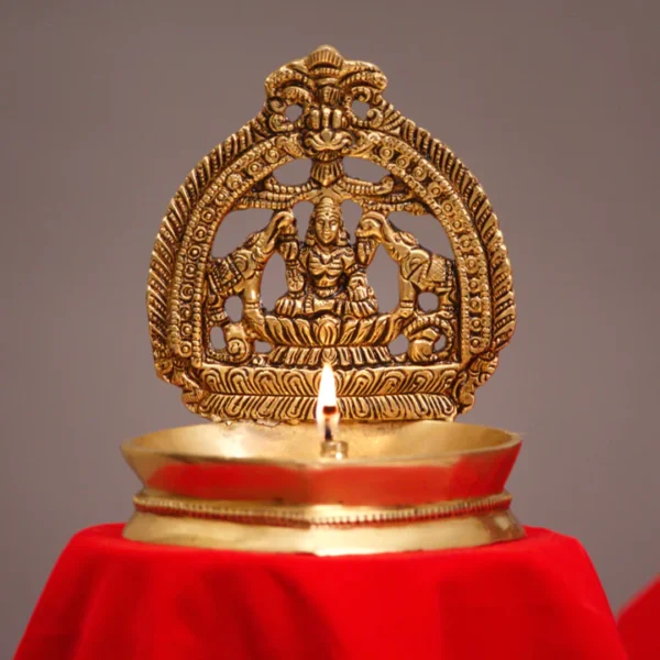 Gajalakshmi Diya wide