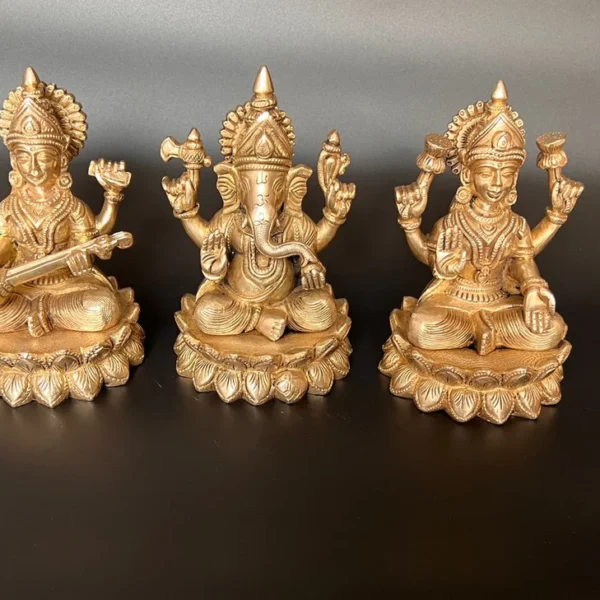 Kamal Sarswati, Lakshmi, Ganesh - Set of 3