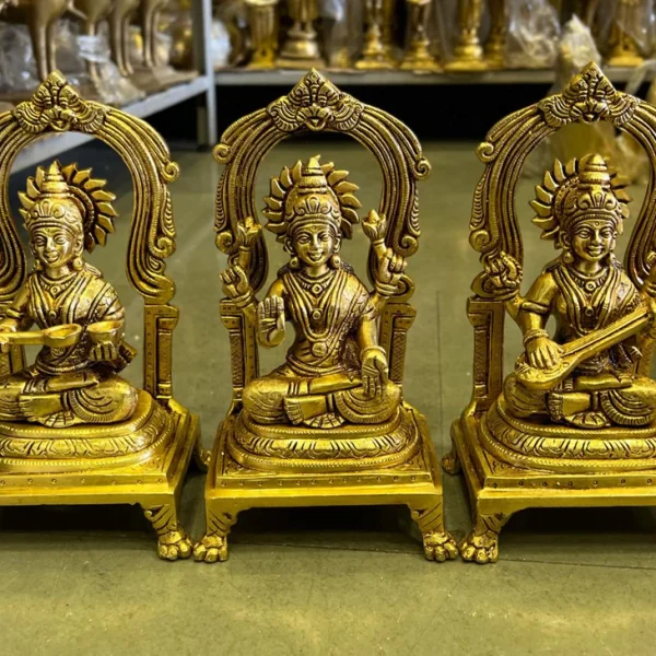 Prabhaval Annapoorna, Lakshmi, Saraswati - Set of 3