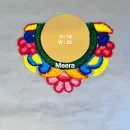 Tulip Thali - Tatabhovati Rangoli Mat