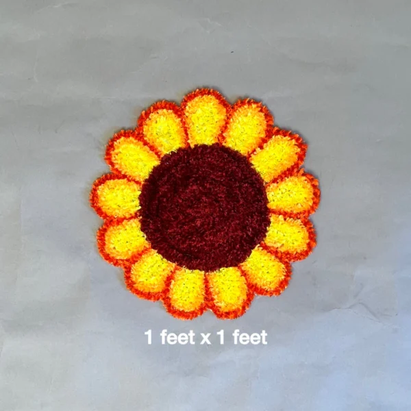 Sunflower 1 Round Design